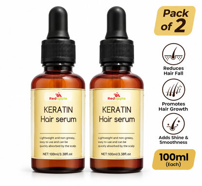 Keratin Hair Serum 100ML Each pack of 2
